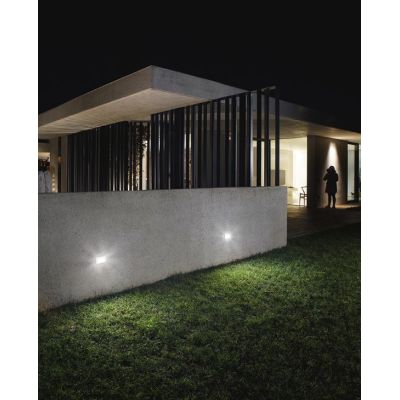 SEGNAPASSO DA INCASSO CON SENSORE DI MOVIMENTO DA ESTERNI IP65 LED 2W LUCE 3000K GEA LUCE - Cristalensi Shop Online