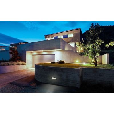 SEGNAPASSO DA INCASSO PER ESTERNI IP65 ANTRACITE O GRIGIO CON LED 13W LUCE 4000K GEA LUCE - Cristalensi Shop Online