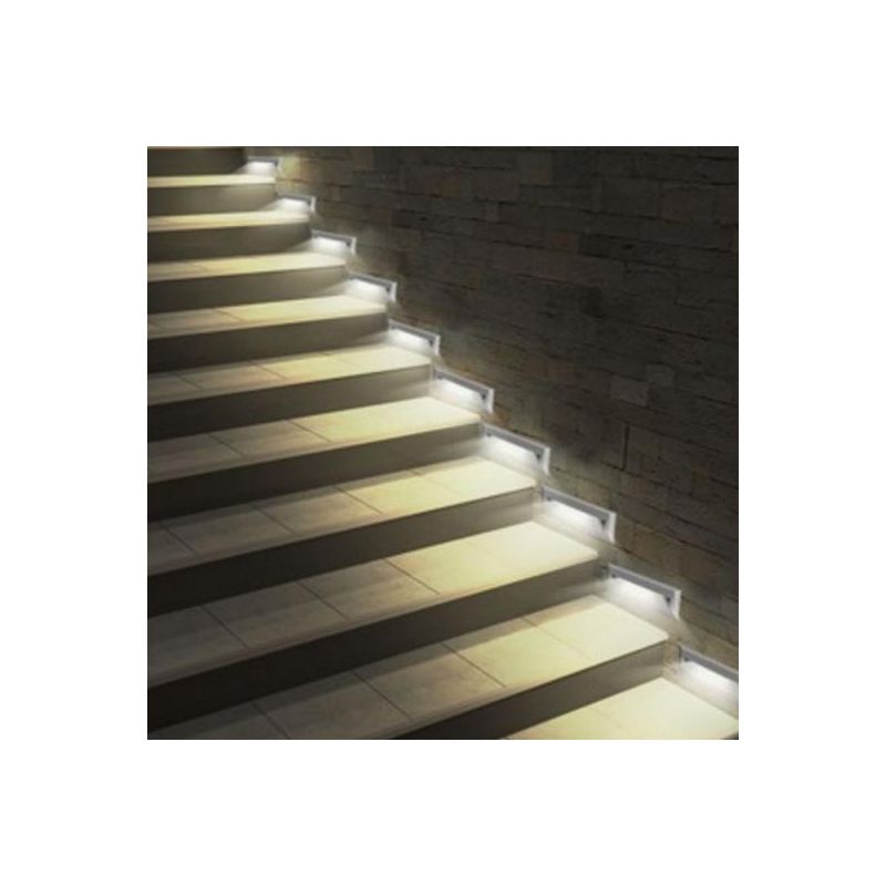 SEGNAPASSO DA INCASSO PER ESTERNI IP65 ANTRACITE O GRIGIO CON LED 13W LUCE 4000K GEA LUCE - Cristalensi Shop Online