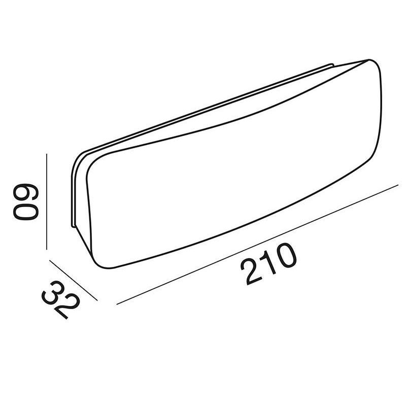 APPLIQUE SEGNAPASSO DA ESTERNI IP54 MATERIALE PLASTICO ANTRACITE CON LED 7W LUCE 4000K MODERNO GEA LUCE - Cristalensi Shop Onlin