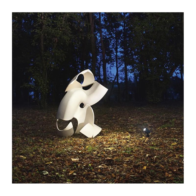 FARETTO DA ESTERNO ORIENTABILE IP65 ANTRACITE LED 7W LUCE 4000K CON PICCHETTO INCLUSO GEA LUCE - Cristalensi Shop Online