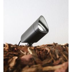 FARETTO DA ESTERNO ORIENTABILE IP65 BIANCO ANTRACITE O ALLUMINIO PICCHETTO INCLUSO ATTACCO GU10 GEA LUCE - Cristalensi Shop Onli