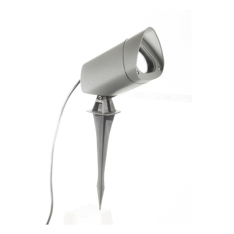 FARETTO DA ESTERNO ORIENTABILE IP65 BIANCO ANTRACITE O ALLUMINIO PICCHETTO INCLUSO ATTACCO GU10 GEA LUCE - Cristalensi Shop Onli
