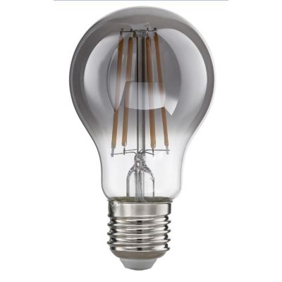 LAMPADINA ATTACCO E27 LED 8W LUCE 2700K CON VETRO FUME DURATA 15000 ORE GEA LUCE - Cristalensi Shop Online