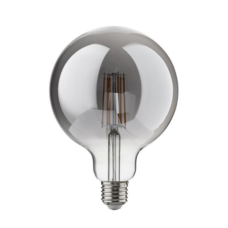 LAMPADINA GLOBO ATTACCO E27 LED 12W LUCE 2700K CON VETRO FUME DURATA 15000 ORE GEA LUCE - Cristalensi Shop Online