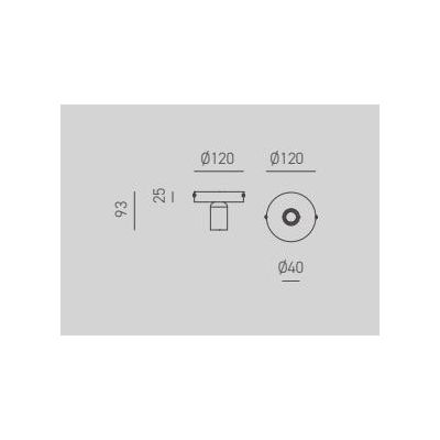 POINT PLAFONIERA APPLIQUE MODERNA IN METALLO 6 COLORI ATTACCO E27 GEA LUCE - Cristalensi Shop Online