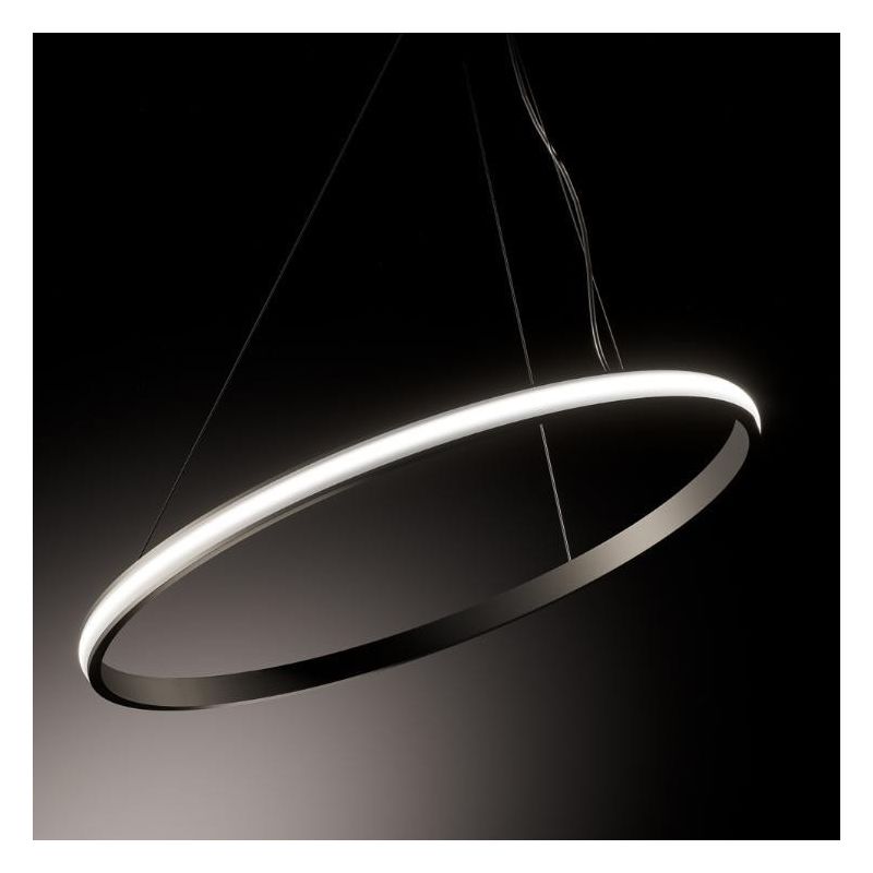 IOLE S1 SOSPENSIONE AD ANELLO MODERNA GEA LUCE LED 28W LUCE 3000K DIMMERABILE 3 COLORI GEA LUCE - Cristalensi Shop Online