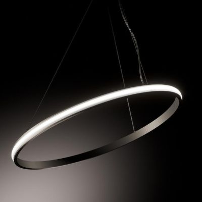 IOLE S1 SOSPENSIONE AD ANELLO MODERNA GEA LUCE LED 28W LUCE 3000K DIMMERABILE 3 COLORI GEA LUCE - Cristalensi Shop Online