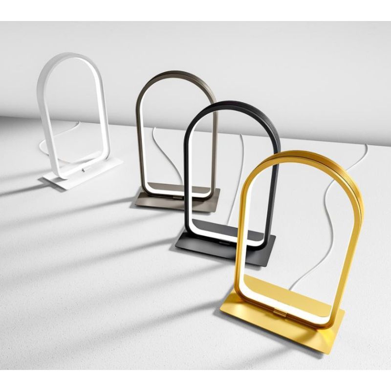 NICOLE LAMPADA DA TAVOLO MODERNA 4 COLORI LED 12W LUCE 3000K DIMMERABILE GEA LUCE GEA LUCE - Cristalensi Shop Online