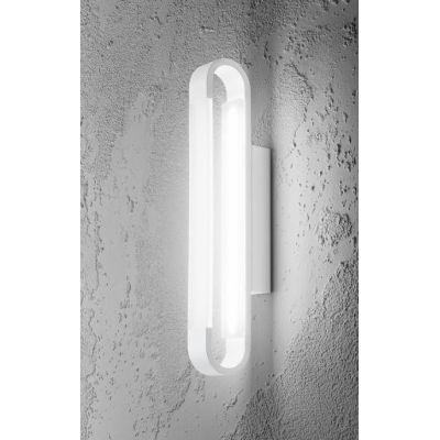 RING LAMPADA DA SPECCHIO IN METALLO BIANCO IP44 LED 12W LUCE 3000K O 4000K LUNGHEZZA CM 42 GEA LUCE - Cristalensi Shop Online