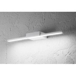 ONE APPLIQUE PER SPECCHIO DA BAGNO MODERNA IP44 LED 12W BIANCO O NERO LUCE 3000K GEA LUCE - Cristalensi Shop Online