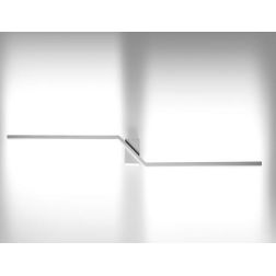 STICK LAMPADA LINEARE IP54 LED 10W LUCE 3000K ALLUMINIO BIANCO MODERNA ALTEZZA CM 143 Vivida International - Cristalensi Shop On
