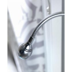 ZIP LED INTEGRATO DA 2W CON FLESSIBILE IN METALLO CROMATO Illuminando - Cristalensi Shop Online 2