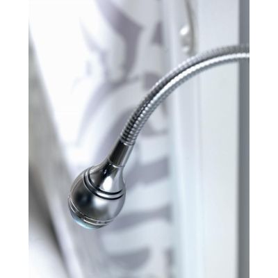 ZIP LED INTEGRATO DA 2W CON FLESSIBILE IN METALLO CROMATO Illuminando - Cristalensi Shop Online