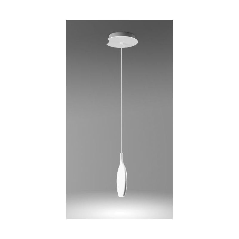 SMASH SOSPENSIONE SINGOLA LED 7,2W LUCE 3000K ALLUMINIO BIANCO MODERNA COMPONIBILE Vivida International - Cristalensi Shop Onlin