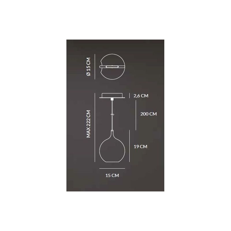 SMASH SOSPENSIONE SINGOLA LED 7,2W LUCE 3000K ALLUMINIO BIANCO MODERNA COMPONIBILE Vivida International - Cristalensi Shop Onlin