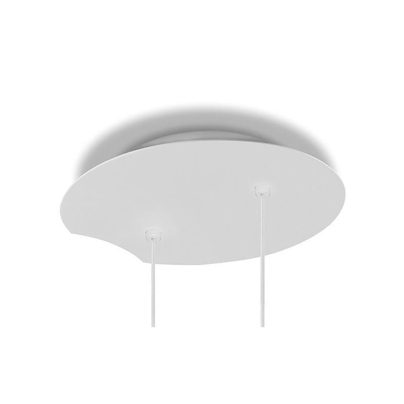 SMASH SOSPENSIONE 2 LUCI LED 14,4W LUCE 3000K ALLUMINIO BIANCO MODERNA COMPONIBILE Vivida International - Cristalensi Shop Onlin