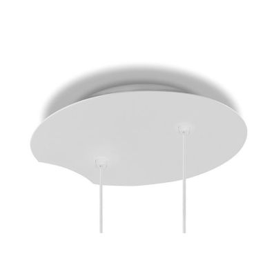 SMASH SOSPENSIONE 2 LUCI LED 14,4W LUCE 3000K ALLUMINIO BIANCO MODERNA COMPONIBILE Vivida International - Cristalensi Shop Onlin