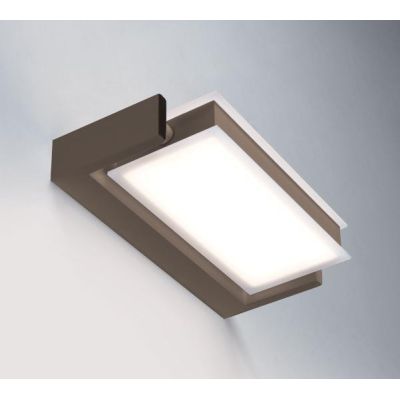 AXELLA APPLIQUE ORIENTABILE LED 18W ALLUMINIO BIANCO, NERO O SABBIA RETTANGOLARE Vivida International - Cristalensi Shop Online