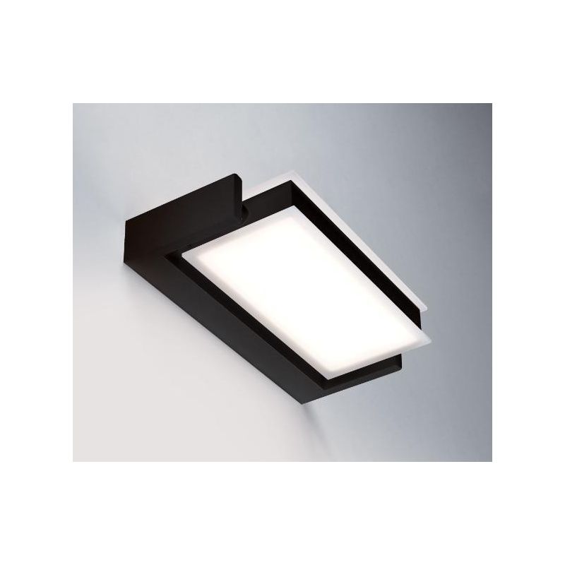 AXELLA APPLIQUE ORIENTABILE LED 18W ALLUMINIO BIANCO, NERO O SABBIA RETTANGOLARE Vivida International - Cristalensi Shop Online