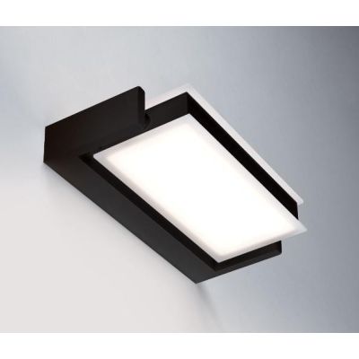 AXELLA APPLIQUE ORIENTABILE LED 18W ALLUMINIO BIANCO, NERO O SABBIA RETTANGOLARE Vivida International - Cristalensi Shop Online