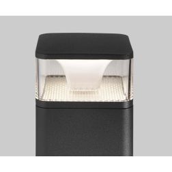 DADO PICCOLO PALETTO DA ESTERNO IP65 ALTEZZA 25 ANTRACITE LED 6W LUCE 3000K MODERNO Pan International - Cristalensi Shop Online 2