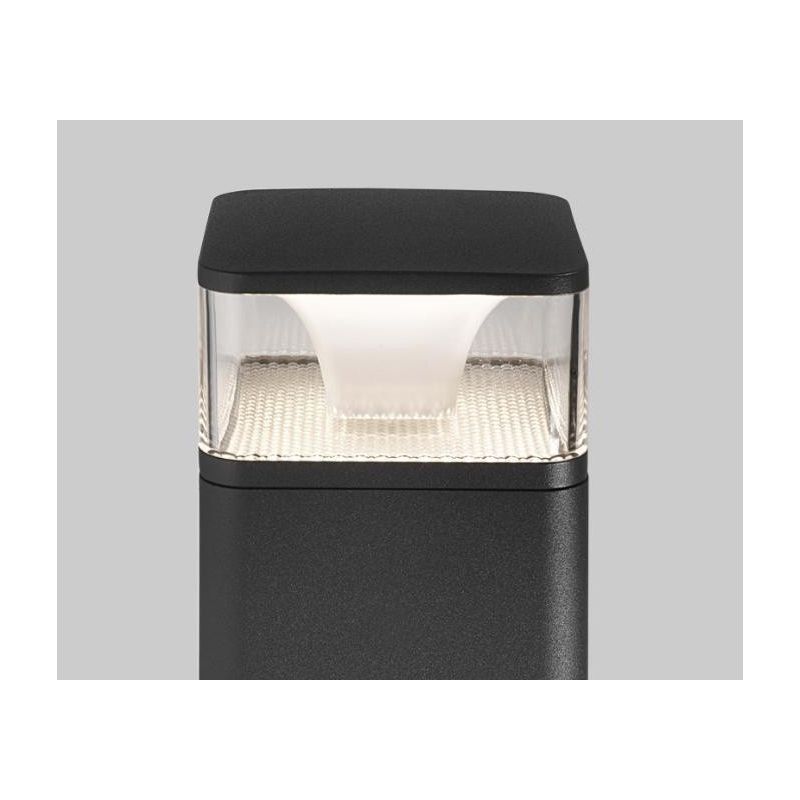 DADO PICCOLO PALETTO DA ESTERNO IP65 ALTEZZA 25 ANTRACITE LED 6W LUCE 3000K MODERNO Pan International - Cristalensi Shop Online