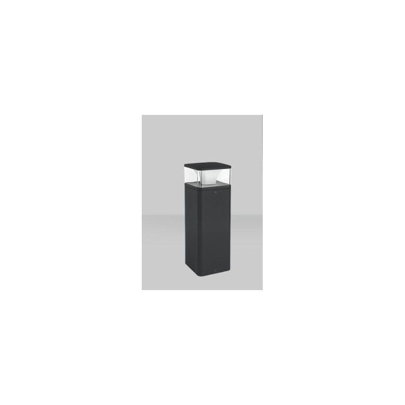 DADO PICCOLO PALETTO DA ESTERNO IP65 ALTEZZA 25 ANTRACITE LED 6W LUCE 3000K MODERNO Pan International - Cristalensi Shop Online