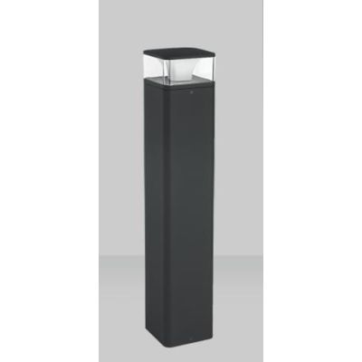DADO PALETTO DA ESTERNO IP65 ALTEZZA 50 ANTRACITE LED 6W LUCE 3000K MODERNO Pan International - Cristalensi Shop Online