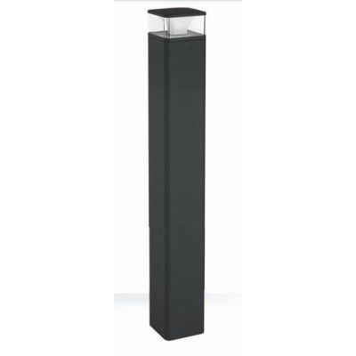 DADO PALO DA ESTERNO IP65 ALTEZZA CM 75 ANTRACITE LED 6W LUCE 3000K MODERNO Pan International - Cristalensi Shop Online