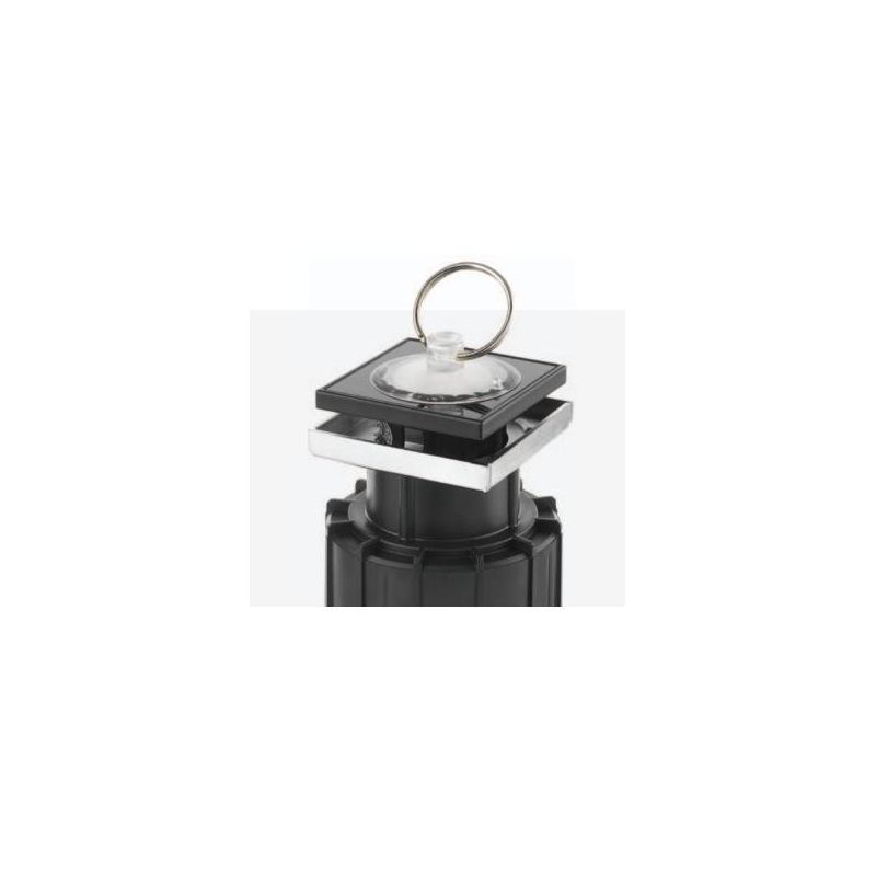 HOLE INCASSO ROTONDO DA ESTERNI IP67 CALPESTABILE BIANCO O NERO LED 6W LUCE 3000K Pan International - Cristalensi Shop Online