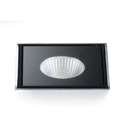 HOLE INCASSO QUADRATO DA ESTERNI IP67 CALPESTABILE BIANCO O NERO LED 6W LUCE 3000K Pan International - Cristalensi Shop Online 2