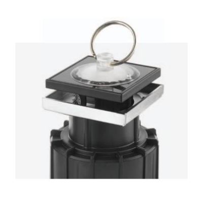 HOLE INCASSO QUADRATO DA ESTERNI IP67 CALPESTABILE BIANCO O NERO LED 6W LUCE 3000K Pan International - Cristalensi Shop Online