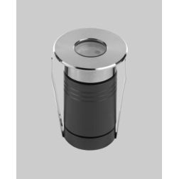 NIP INCASSO ROTONDO POWER LED 2W 3000K O 4000K 24V DC IP67 CALPESTABILE Pan International - Cristalensi Shop Online 2