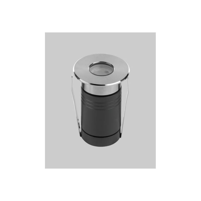 NIP INCASSO ROTONDO POWER LED 2W 3000K O 4000K 24V DC IP67 CALPESTABILE Pan International - Cristalensi Shop Online