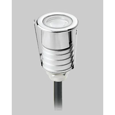 MINILED INCASSO PICCOLO ROTONDO IN ACCIAIO LED 2W LUCE 3000K-4000K OTTICA 10-20-30 Pan International - Cristalensi Shop Online