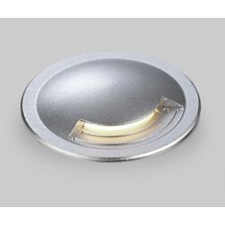 GONG SEGNAPASSO 1 TAGLIO DA ESTERNI IP67 LED 2W LUCE 4000K CALPESTABILE ALLUMINIO Pan International - Cristalensi Shop Online