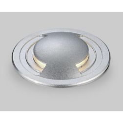 GONG SEGNAPASSO 2 TAGLIO DA ESTERNI IP67 LED 2W LUCE 4000K CALPESTABILE ALLUMINIO Pan International - Cristalensi Shop Online