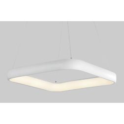 KART SOSPENSIONE QUADRATA 62,5X62,5 MODERNA LED 50W LUCE 3000K COLORE BIANCO Pan International - Cristalensi Shop Online 2