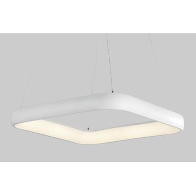 KART SOSPENSIONE QUADRATA 62,5X62,5 MODERNA LED 50W LUCE 3000K COLORE BIANCO Pan International - Cristalensi Shop Online