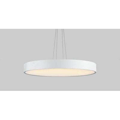 PENNY SOSPENSIONE ROTONDA DIAMETRO CM 60 MODERNA LED 60W LUCE 3000K COLORE BIANCO Pan International - Cristalensi Shop Online