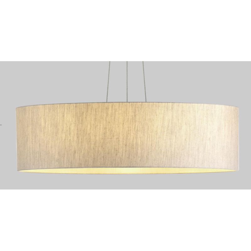 GIOVE SOSPENSIONE MODERNA DIAMETRO CM 75 CON PARALUME IN TESSUTO 3 COLORI ATTACCO E27 Pan International - Cristalensi Shop Onlin