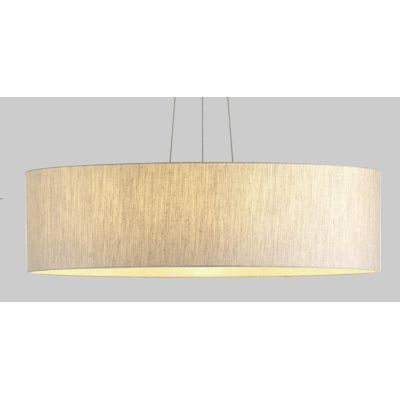 GIOVE SOSPENSIONE MODERNA DIAMETRO CM 75 CON PARALUME IN TESSUTO 3 COLORI ATTACCO E27 Pan International - Cristalensi Shop Onlin