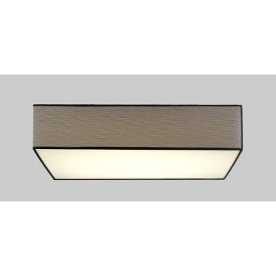 URANO PLAFONIERA QUADRATA CM 35X35 MODERNA LED 18W LUCE 3000K PARALUME IN TESSUTO 2 COLORI Pan International - Cristalensi Shop 