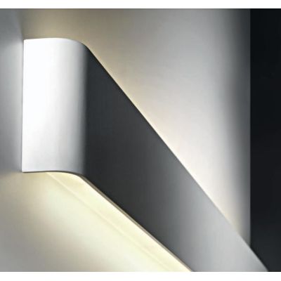 MATCH LAMPADA DA PARETE LUNGHEZZA CM 58 BIANCA LED 20W LUCE 3000K LINEARE MODERNA Pan International - Cristalensi Shop Online