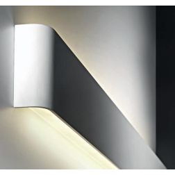 MATCH LAMPADA DA PARETE LUNGHEZZA CM 88 BIANCA LED 32W LUCE 3000K LINEARE MODERNA Pan International - Cristalensi Shop Online 2