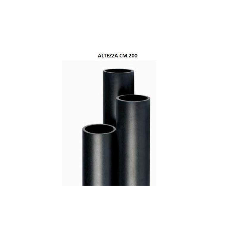 PALO CON ALTEZZA DI MT. 2 IN BAYBLEND COLORE NERO DIAMETRO CM 6 Sovil - Cristalensi Shop Online