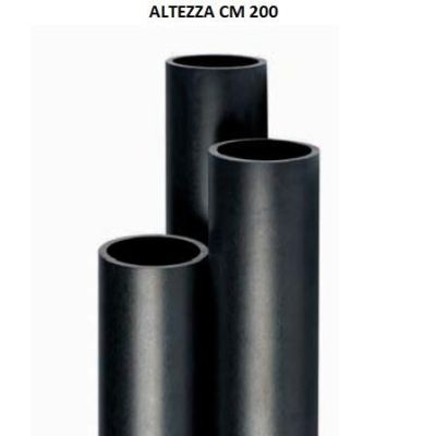 PALO CON ALTEZZA DI MT. 2 IN BAYBLEND COLORE NERO DIAMETRO CM 6 Sovil - Cristalensi Shop Online