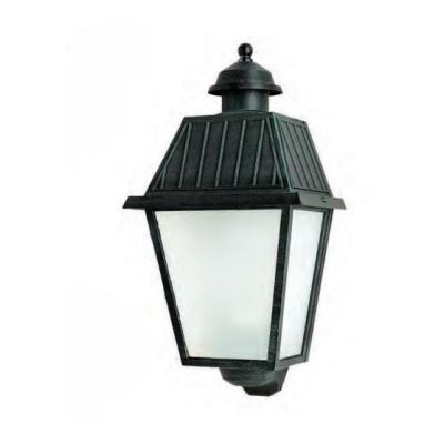 51610 APPLIQUE A LANTERNA DA ESTERNO IP44 NERA O ANTRACITE DIFFUSORE IN VETRO MADE IN ITALY Surya - Cristalensi Shop Online