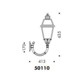 50110 LANTERNA DA PARETE PER ESTERNI IP23 ANTRACITE O NERA DIFFUSORE IN VETRO MADE IN ITALY Surya - Cristalensi Shop Online 2